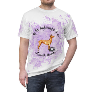 Pharoah Hound Pet Fashionista All Over Print Shirt