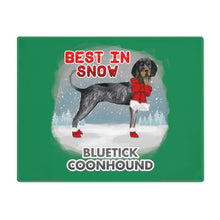 Load image into Gallery viewer, Bluetick Coonhound Best In Snow Placemat