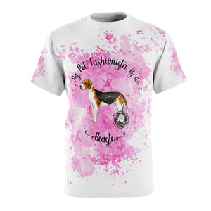Beagle Pet Fashionista All Over Print Shirt