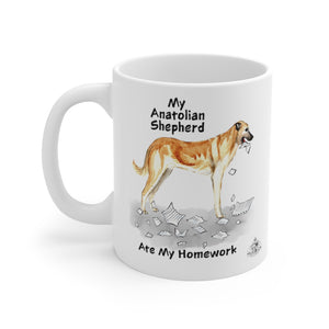 My Anatolian Shepherd Dog Ate My Homework Mug