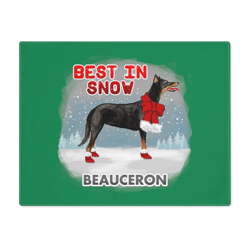 Beauceron Best In Snow Placemat