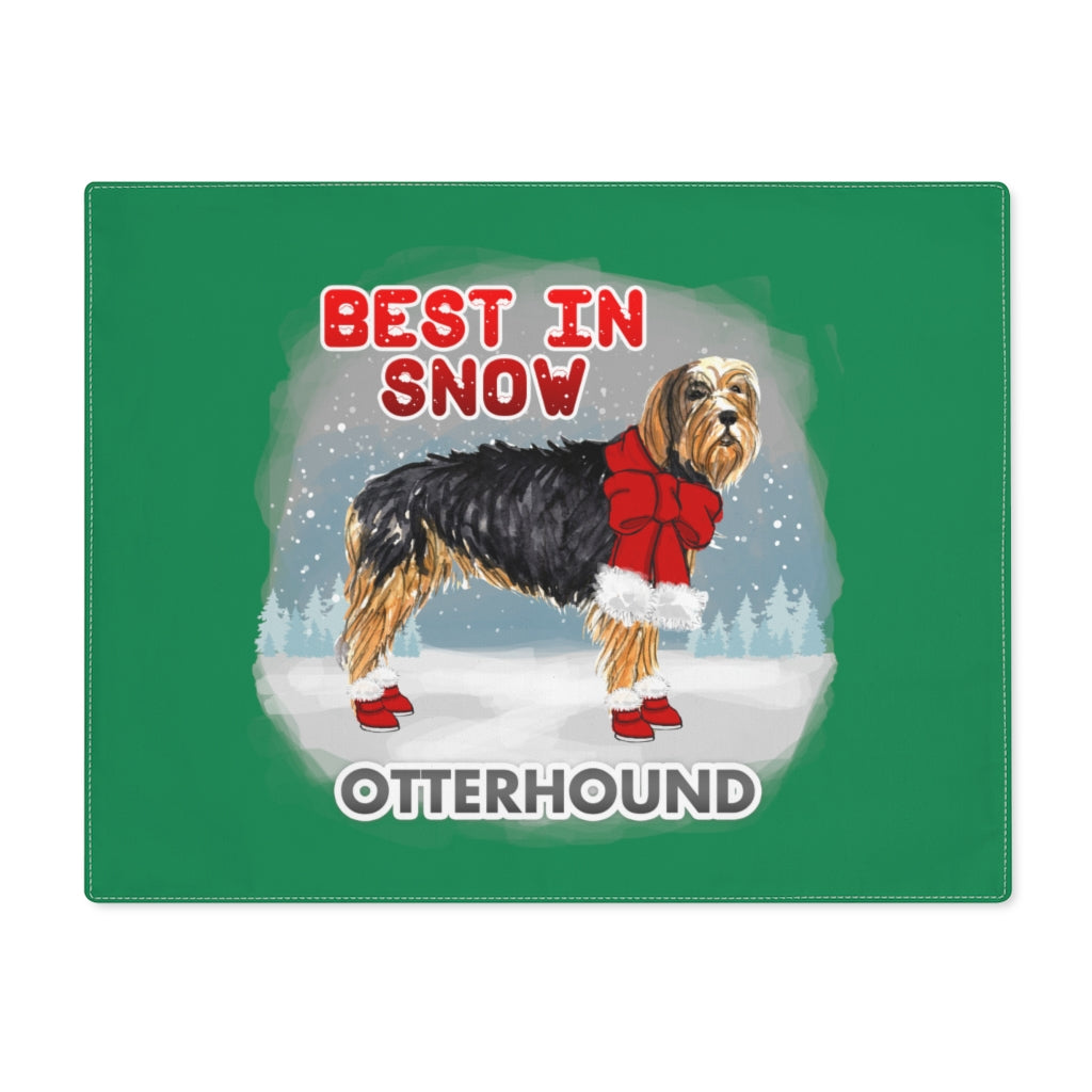 Otterhound Best In Snow Placemat