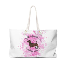 Load image into Gallery viewer, Scottish Terrier Pet Fashionista Weekender Bag