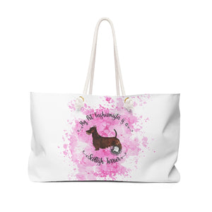 Scottish Terrier Pet Fashionista Weekender Bag