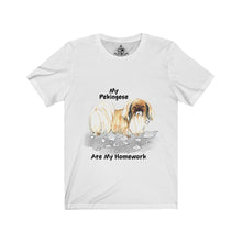 Load image into Gallery viewer, My Pekingese Ate My Homework Unisex Jersey Short Sleeve Tee
