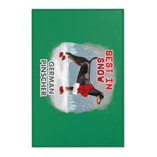Load image into Gallery viewer, German Pinscher Best In Snow Area Rug