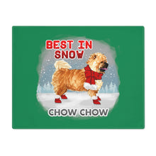 Load image into Gallery viewer, Chow Chow Best In Snow Placemat