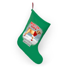 Load image into Gallery viewer, Brussels Griffon Best In Snow Christmas Stockings