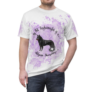 Belgian Sheepdog Pet Fashionista All Over Print Shirt
