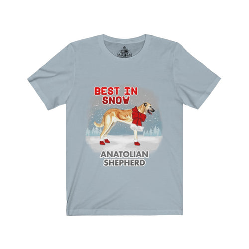 Anatolian Shepherd Best In Snow Unisex Jersey Short Sleeve Tee