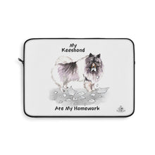 Load image into Gallery viewer, My Keeshond Ate My Homework Laptop Sleeve