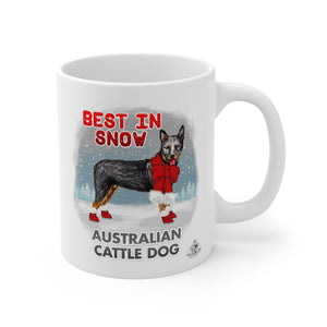 Australian Cattle Dog Best In Snow Mug