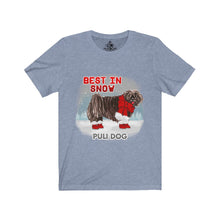 Load image into Gallery viewer, Puli Best In Snow Unisex Jersey Short Sleeve Tee