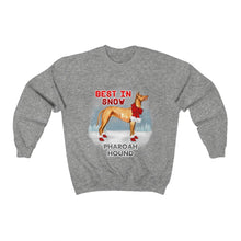 Load image into Gallery viewer, Pharoah Hound Best In Snow Heavy Blend™ Crewneck Sweatshirt