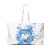 Load image into Gallery viewer, Maltese Pet Fashionista Weekender Bag