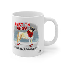 Load image into Gallery viewer, English Mastiff Best In Snow Mug