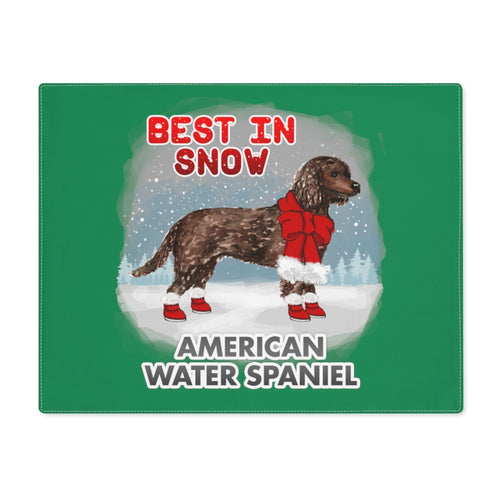 American Water Spaniel Best In Snow Placemat