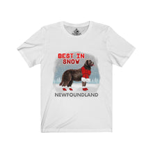 Load image into Gallery viewer, Newfoundland Best In Snow Unisex Jersey Short Sleeve Tee