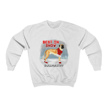 Load image into Gallery viewer, Bullmastiff Best In Snow Heavy Blend™ Crewneck Sweatshirt