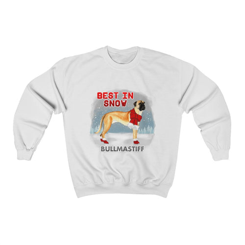 Bullmastiff Best In Snow Heavy Blend™ Crewneck Sweatshirt