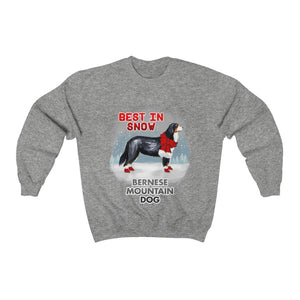 Bernese Mountain Dog Best In Snow Heavy Blend™ Crewneck Sweatshirt