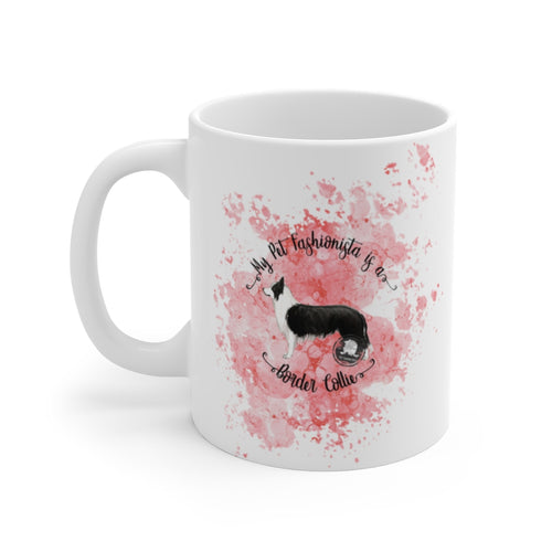 Border Collie Pet Fashionista Mug