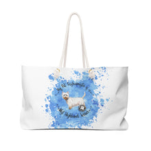 Load image into Gallery viewer, West Highland White Terrier Pet Fashionista Weekender Bag