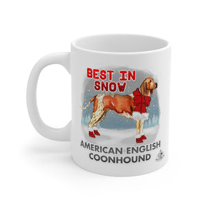 American English Coonhound Best In Snow Mug