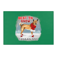 Load image into Gallery viewer, Canaan Dog Best In Snow Area Rug