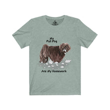 Load image into Gallery viewer, My Puli Ate My Homework Unisex Jersey Short Sleeve Tee