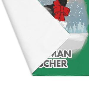 Doberman Pinscher Terrier Best In Snow Placemat