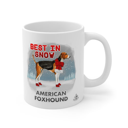 American Foxhound Best In Snow Mug