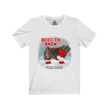 Load image into Gallery viewer, Puli Best In Snow Unisex Jersey Short Sleeve Tee