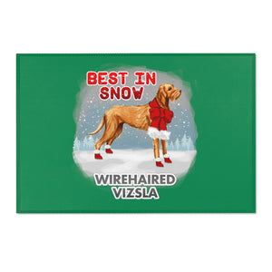 Wirehaired Vizsla Best In Snow Area Rug