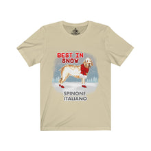 Load image into Gallery viewer, Spinone Italiano Best In Snow Unisex Jersey Short Sleeve Tee