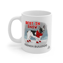 Load image into Gallery viewer, French Bulldog Best In Snow Mug