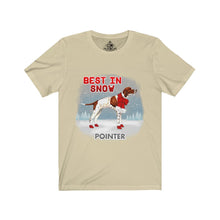 Load image into Gallery viewer, Pointer Best In Snow Unisex Jersey Short Sleeve Tee