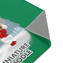 Load image into Gallery viewer, Miniature Poodle Best In Snow Area Rug