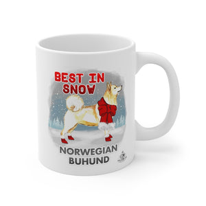 Norwegian Buhund Best In Snow Mug