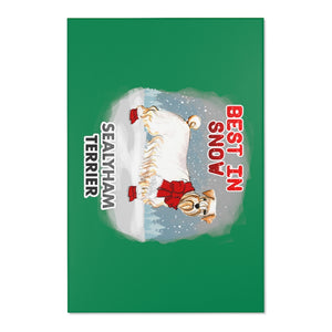 Sealyham Terrier Best In Snow Area Rug