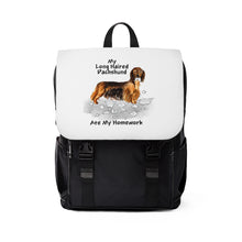 Load image into Gallery viewer, My Long Haired Dachschund Ate My Homework Backpack