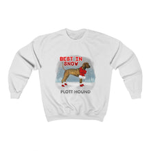 Load image into Gallery viewer, Plott Hound Best In Snow Heavy Blend™ Crewneck Sweatshirt