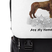 Load image into Gallery viewer, My Field Spaniel Dog Ate My Homework Backpack