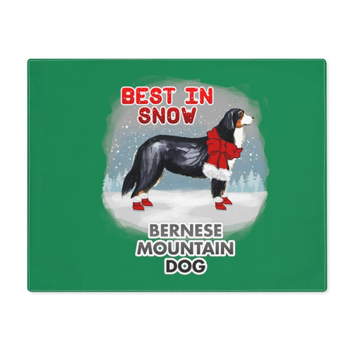 Bernese Mountain Dog Best In Snow Placemat