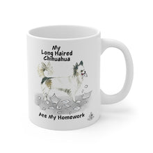 Load image into Gallery viewer, My Long Haired Chihuahua Ate My Homework Mug