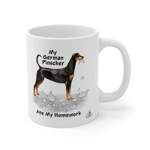 My German Pinscher Ate My Homework Mug