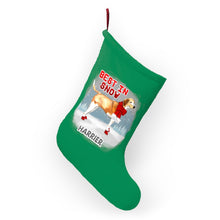 Load image into Gallery viewer, Harrier Best In Snow Christmas Stockings