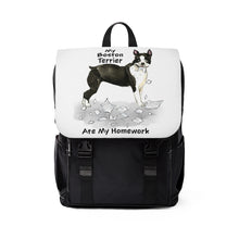 Load image into Gallery viewer, My Boston Terrier Ate My My Homework Backpack