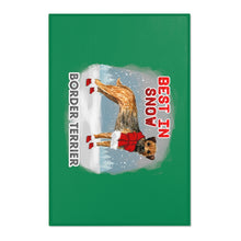 Load image into Gallery viewer, Border Terrier Best In Snow Area Rug
