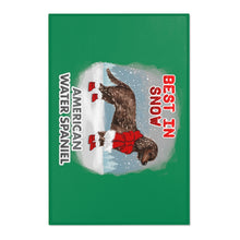 Load image into Gallery viewer, American Water Spaniel Best In Snow Area Rug